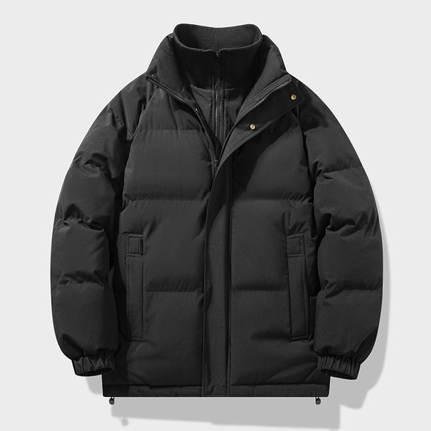 Nordmann Winter Loose Casual Korean Style Stand Collar Couple Versatile Top Two-Piece Unisex Jacket Warm Cotton Coat Trendy_viptrois.com