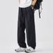 Men's Clothing Casual Sports Pants Loose Straight Summer Thin Wide Leg Boys' Long Trousers_viptrois.com