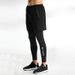 Men's Clothing Men's Leggings Seven Point Two Piece Fitness Running Training Casual Stretch Quick Drying Trousers_viptrois.com