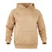 Autumn 2025 Fashion Sport Hoodies Outerwear Men's 100%Polyester Pure Color Long Sleeve Casual Loose Thick Hooded Sweatshirts_viptrois.com