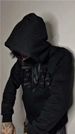 Gothic Embroidered Hoodie – Oversized Unisex Zip-Up Sweatshirt With Rhinestone Detailing (Dark Academia, Heavyweight Fleece Lining)_viptrois.com