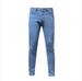 Quality Worn Feet Elastic Tight Jeans Men's_viptrois.com