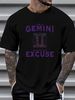 I Am A Gemini Zodiac Sign Graphic Art Twins Horosc Collaboration Backpack Large Capacity Cute Foldable Clothes Backpacks Slightly Streetwear_viptrois.com