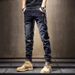 Jeans Spring Autumn 2025 New Trendy Brand Versatile Slim Fit Small Footed Men's Casual Straight Leg Pants With Slight_viptrois.com
