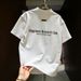 Plus Size Short Sleeve T-Shirt 100% Cotton Men And Women's Loose Top Trendy N Style Summer New Instagram Style_viptrois.com