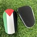 Palestine Flag Mini Shin Guards - Small Football Protective Gear For Training & Matches (8x5cm, 10x6cm, 12x8cm)_viptrois.com