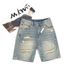 Men’s Summer Vintage Ripped Denim Shorts, Go-to Pick For Casual Days & Street Vibes_viptrois.com