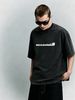 Summer New Washed Short-sleeved T-shirt, Men's Stylized Letter Creative Printing Half-sleeved Youth Trend Versatile Casual Loose Base Tee_viptrois.com
