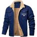 2025 New Autumn And Winter With Plush Cotton Fabric Workwear Casual Men's Jacket_viptrois.com