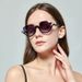 Men's Sunglasses New Half Frame Retro Sunglasses Fashion Diamond Sunglasses Korean Version Of The Internet Celebrity Trend Anti Blue Light Glasses_viptrois.com