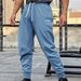 Men's Clothing Fitness Brothers Men's Autumn And Winter Loose Sports Running Sports Casual Trousers_viptrois.com