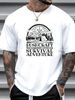 Bushcraft Outdoor Survival Adventure Mens T-Shirt 100% Cotton Top For Everyday Wear Breathable Casual Streetwear Comfortable Fashion Stretched_viptrois.com