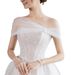 Bridal Strapless Wedding Dress With Covering Arm Decoration Accessories, White Champagne Detachable Activity Shawl_viptrois.com
