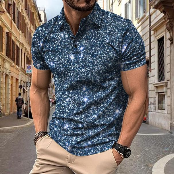 Y2K Summer New Mens Oversized Vintage Short Sleeve T Shirts Fashion Harajuku Ethnic Printed Polo Collared Tshirts Camiseta Mujer_viptrois.com