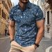 Y2K Summer New Mens Oversized Vintage Short Sleeve T Shirts Fashion Harajuku Ethnic Printed Polo Collared Tshirts Camiseta Mujer_viptrois.com