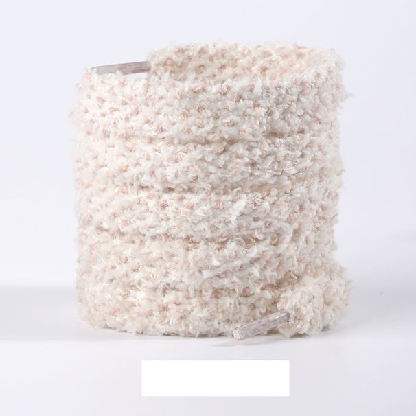 Lovely Snowflake Velvet Color Extended Shoelaces Flat Rope Plush Shoelaces_viptrois.com