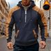 Tactical Grid Fleece Hoodie – Zip-Up Plush-Lined Men's Pullover (Winter-Ready With Utility Pockets)_viptrois.com