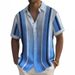 3D coconut tree printed Hawaiian short sleeved for summer men's oversized vacation beach shirt_viptrois.com