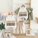 2025 New Summer Children's Short Sleeve Set, Boys' Four Rows Ah Liangzai English Letter Top And Shorts Two Piece Set_viptrois.com