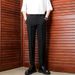 Men's Slim Straight Business Suit Trousers Advanced Drape Anti-Wrinkle Non-Iron Casual Bottoms_viptrois.com