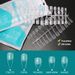 120pcs False Nails Acrylic Press on Nails Coffin Artificial Nails Clear/Semi-matte Tips for Extension Manicure Tool_viptrois.com