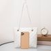 Crown Embroidered Tote Bag - Stylish Casual Shoulder Bag For Women (Fashion, Large Capacity, Floral Design, Versatile Daily Use)_viptrois.com