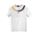 Popular letter-printed short sleeve T-shirt men's fashion brand round neck half sleeve 2024 summer new men's body repair shirt_viptrois.com