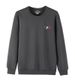 Little Fox Crewneck Sweatshirt, Street Fashion Autumn/Winter Style, Versatile Casual Zip-Up Hoodie_viptrois.com