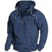 Cross-Border Foreign Trade And American Autumn Winter Hooded Solid Color Men's Casual European Size Sweatshirt_viptrois.com