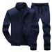 Men's Plus Size Autumn Casual Hoodie & Pants Set (M-8XL) - Comfortable Two-Piece Outfit For Sports & Daily Wear_viptrois.com