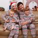 Christmas family clothing Christmas new family clothing home set pajamas_viptrois.com
