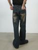 Denim Trendy Brand Versatile Casual Tall Loose Straight Flared Trousers_viptrois.com