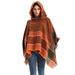Unisex Fishbone hooded cape for women_viptrois.com