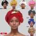 Muslim hat African Muslim casual fashion color matching twist headscarf hat cross forehead thick braid women's pullover hat_viptrois.com
