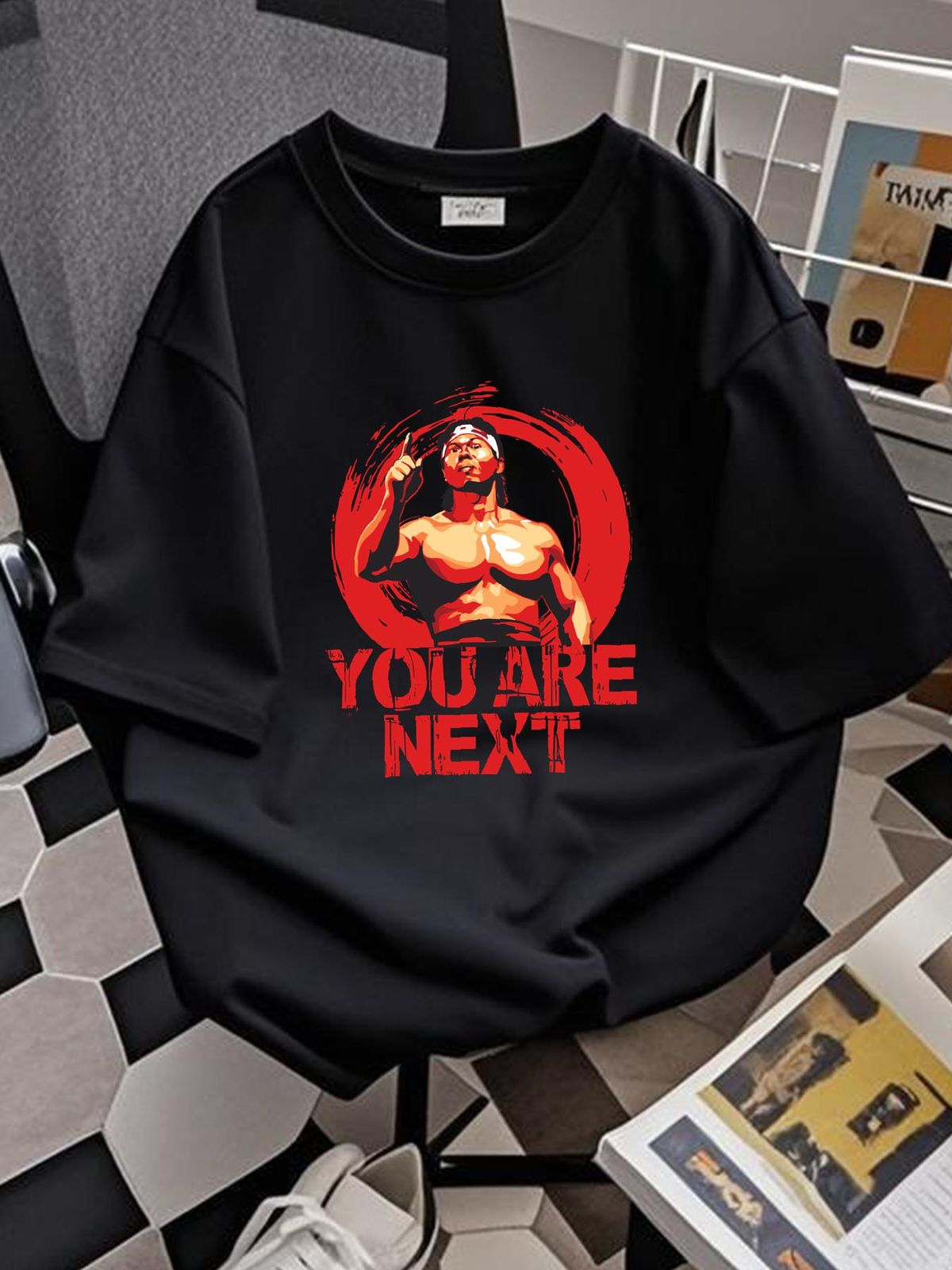 Chong Li You Are Next Softstyle T-Shirt Summer Stylish Slightly Unisex Versatile Breathable Graphic Designer Clothes Comfortable_viptrois.com