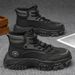 Men's Work Boots Slip-Resistant Anti-Slip Hiking Shoes Comfortable Outdoor Safety Shoes With Thick Sole For Men_viptrois.com