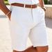 Men's Casual Sports Elastic Shorts Slim Fit Five Point Pants Business Tight Fitting Bottoms_viptrois.com