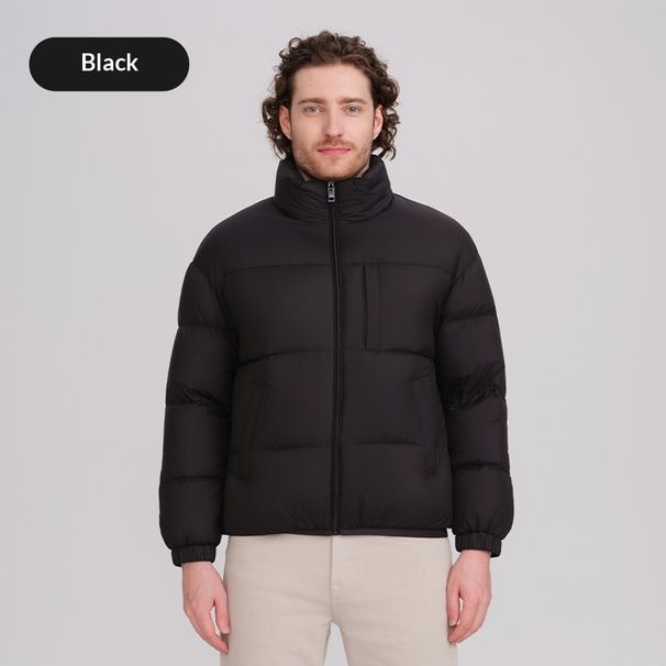 Nordmann 2025 Jacket Short Style Autumn Winter Thickened Warm Stand Collar Men's Coat Wholesale 90% White Duck Down Filling_viptrois.com