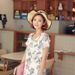Korean Summer Women S Straw Sweet Bow Wave Big Edge Travel Beach Hat_viptrois.com