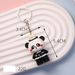 Bag Pendant Cute Panda Keychain, Creative Police Panda Couple Keychain Bag Pendant, Panda Doll Pendant_viptrois.com