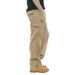 Durable Multi-pocket Work Pants, Men's Straight-leg Long Pants, Work Pants, Labor Protection Pants, Loose And Plump Pants_viptrois.com