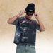 American-syle Washed Disressed Shor T-shir Wih Full Porrai Prin And Oversized Design, One-piece Raglan_viptrois.com