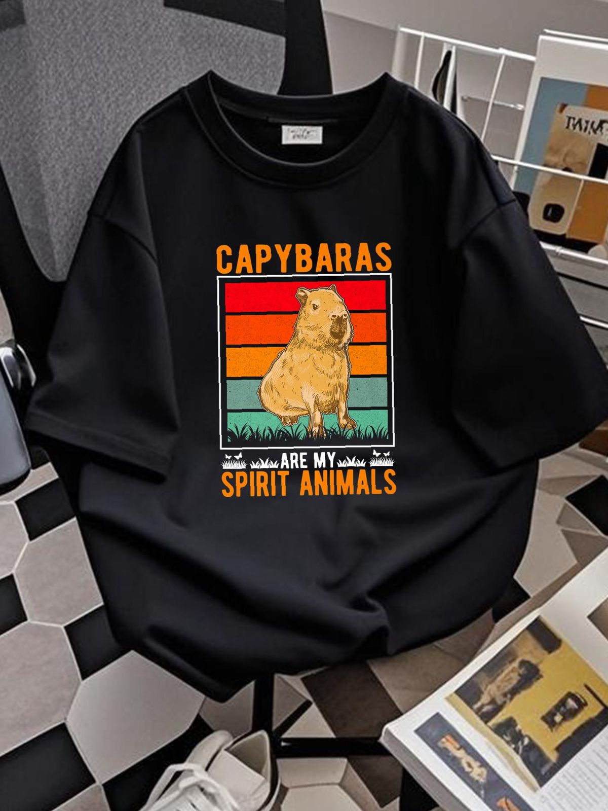 Capybara Spirit Animal Rodent Capibara Baseball Cap Snapback Caps Knitted Hat Top For Everyday Wear Breathable Graphic Slightly Stretched Unisex_viptrois.com