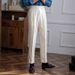 Men's Clothing Autumn And Winter New Italian Naples High Waist Straight Trousers British Men's Casual_viptrois.com