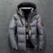 Men's Clothing Winter Short Slim Korean Style Casual Thick Warm Young Middle Aged Hooded Cold Proof Clothing Jacket Cross Border Men_viptrois.com