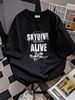 SKYDIVE To Feel ALIVE Tee T-shirt Fashion Stretched Stylish Designer Clothes Breathable Casual Graphic Slightly Versatile Streetwear Soft Summer_viptrois.com