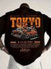 Men's Clothing Retro Racing Suit Short Sleeved T Shirt For Men And Women 2025 Summer Trendy Brand All Match Short Sleeved Hip Hop Street Style_viptrois.com