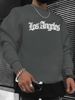 Men's Loose Casual Fashion Los Angeles Letter Pattern Printed Round Neck Long Sleeved Sweatshirt For Autumn And Winter_viptrois.com