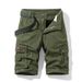 New Summer Men's Trendy Multi-pocket Work Pants In Lightweight Style For Casual And Fashionable Wear_viptrois.com