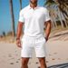Men’s Summer Casual Polo & Shorts Set – Breathable Mesh Fabric, Slim Fit (S-XXXL, Quick-Dry & UV Protection, Gym-to-Street Versatile)_viptrois.com